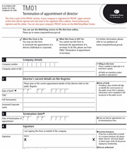 How To Complete Form TM01