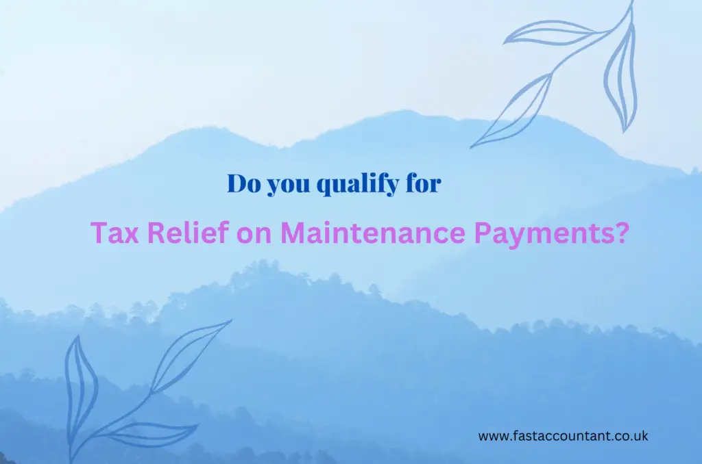 Income Tax Relief on Maintenance Payments