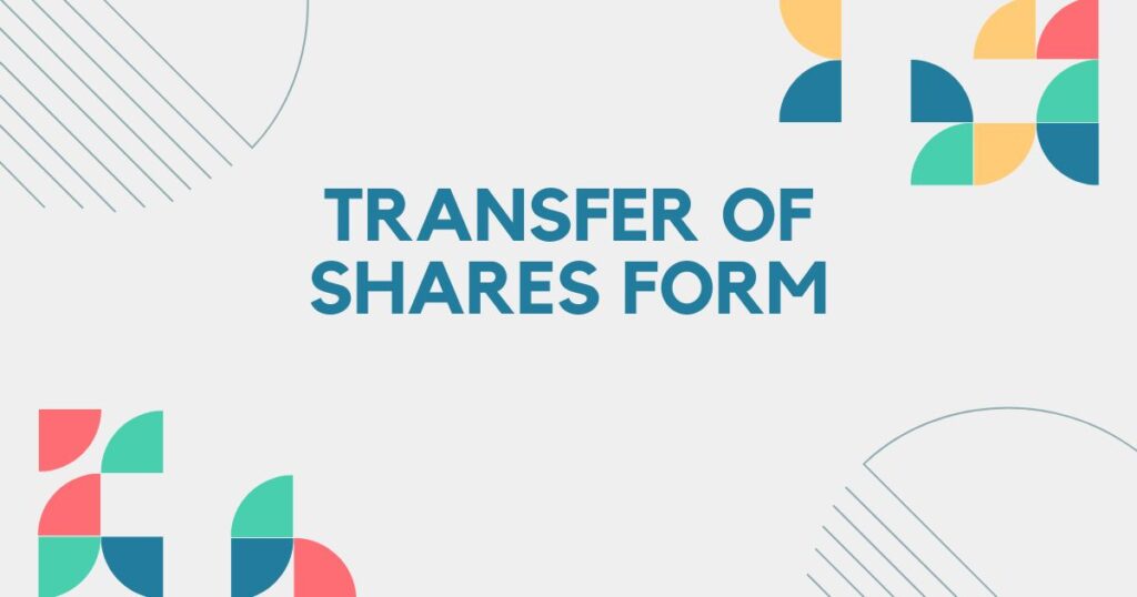 transfer of shares form