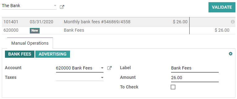 bank statement reconciliation